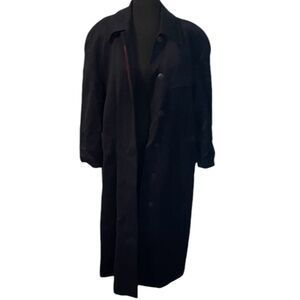 Harve‎ Benard Wool Women's Trench Coat, Navy Blue, Size 12
